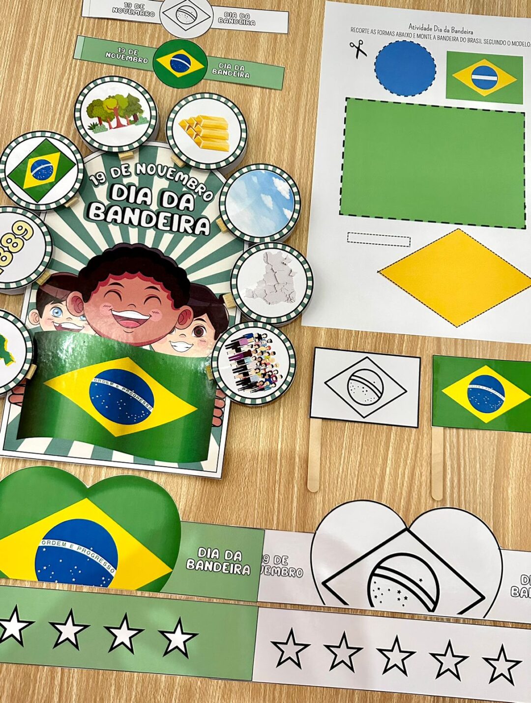 Kit luva e Lembrancinhas dia da Bandeira - Imagem 2