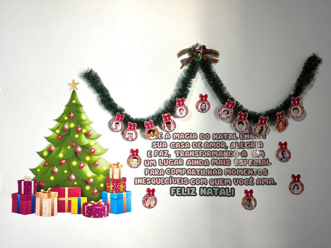 Painel de Natal Árvore