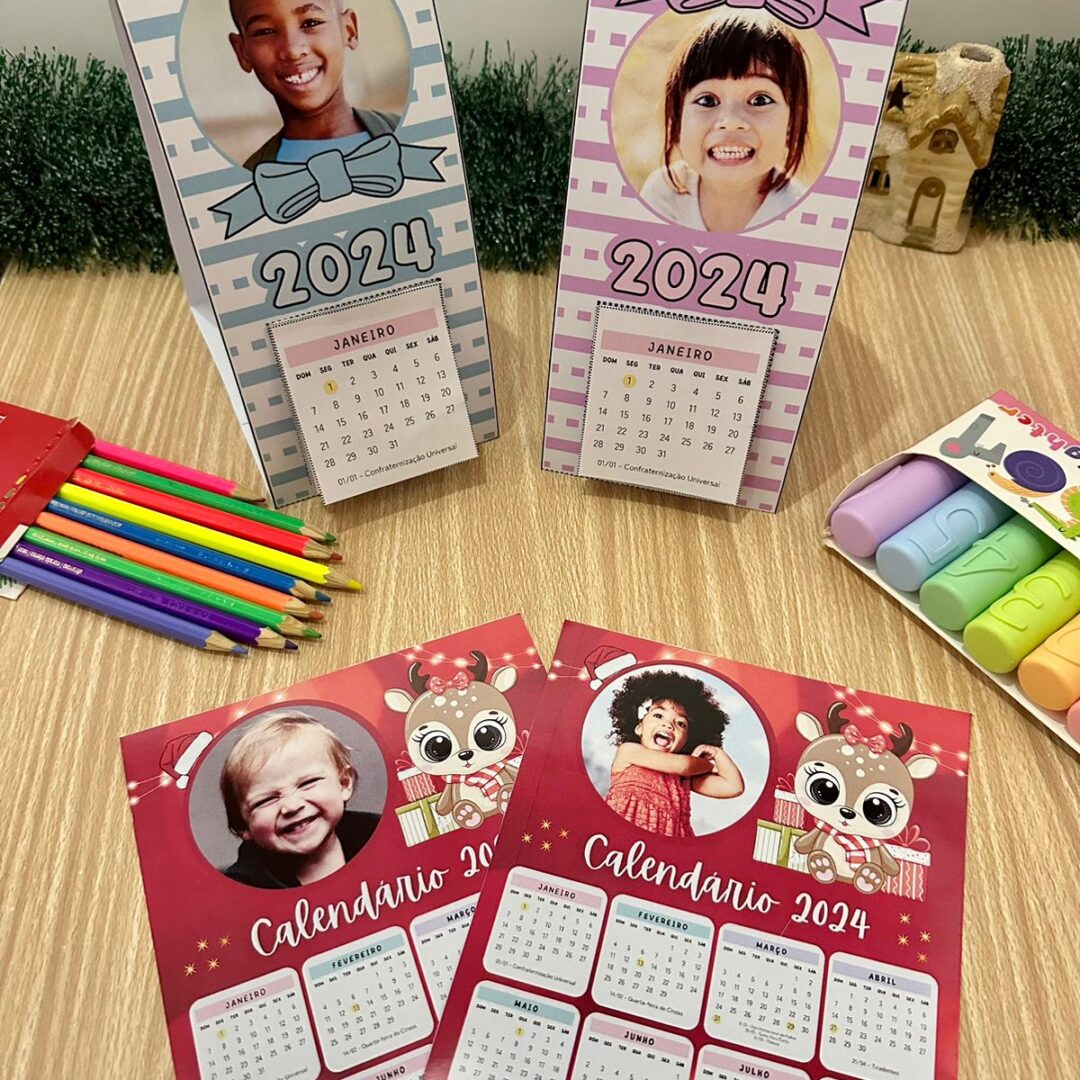 Calendário lembrancinha