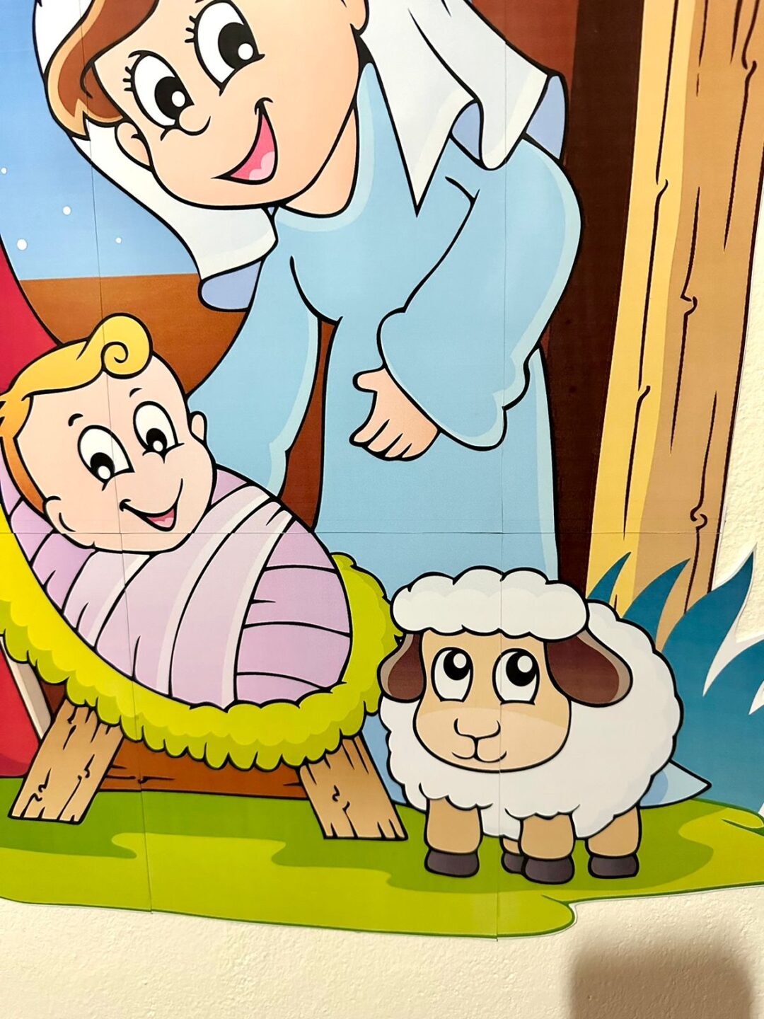 Painel de Natal com presépio - Imagem 4
