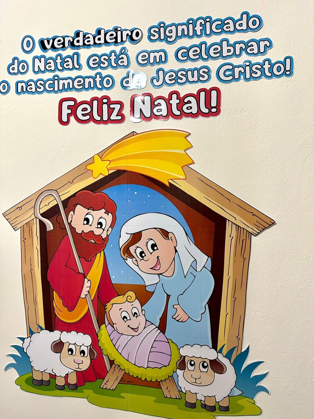 Painel de Natal com presépio - Imagem 3