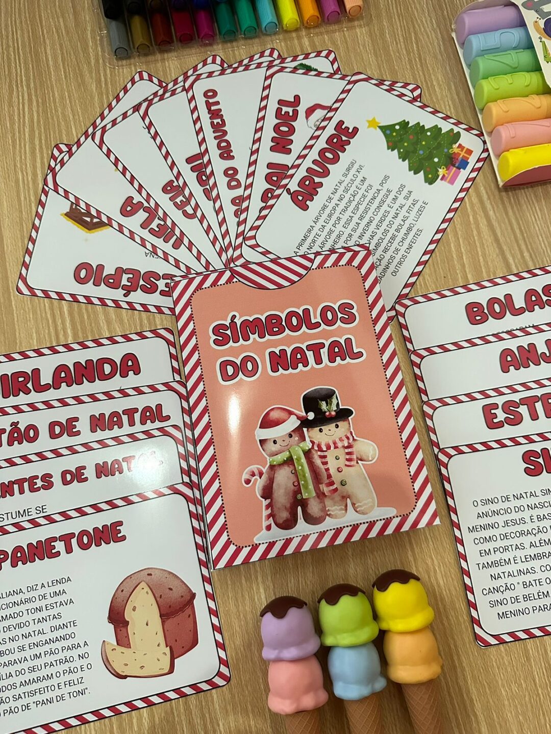 Fichas de leitura símbolos natalinos - Imagem 4