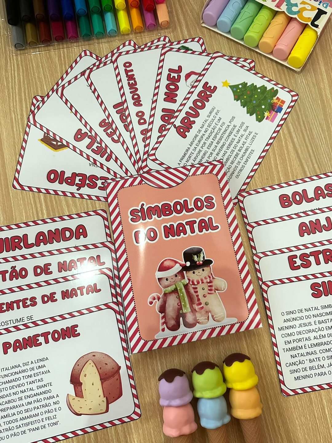 Fichas de leitura símbolos natalinos - Imagem 5