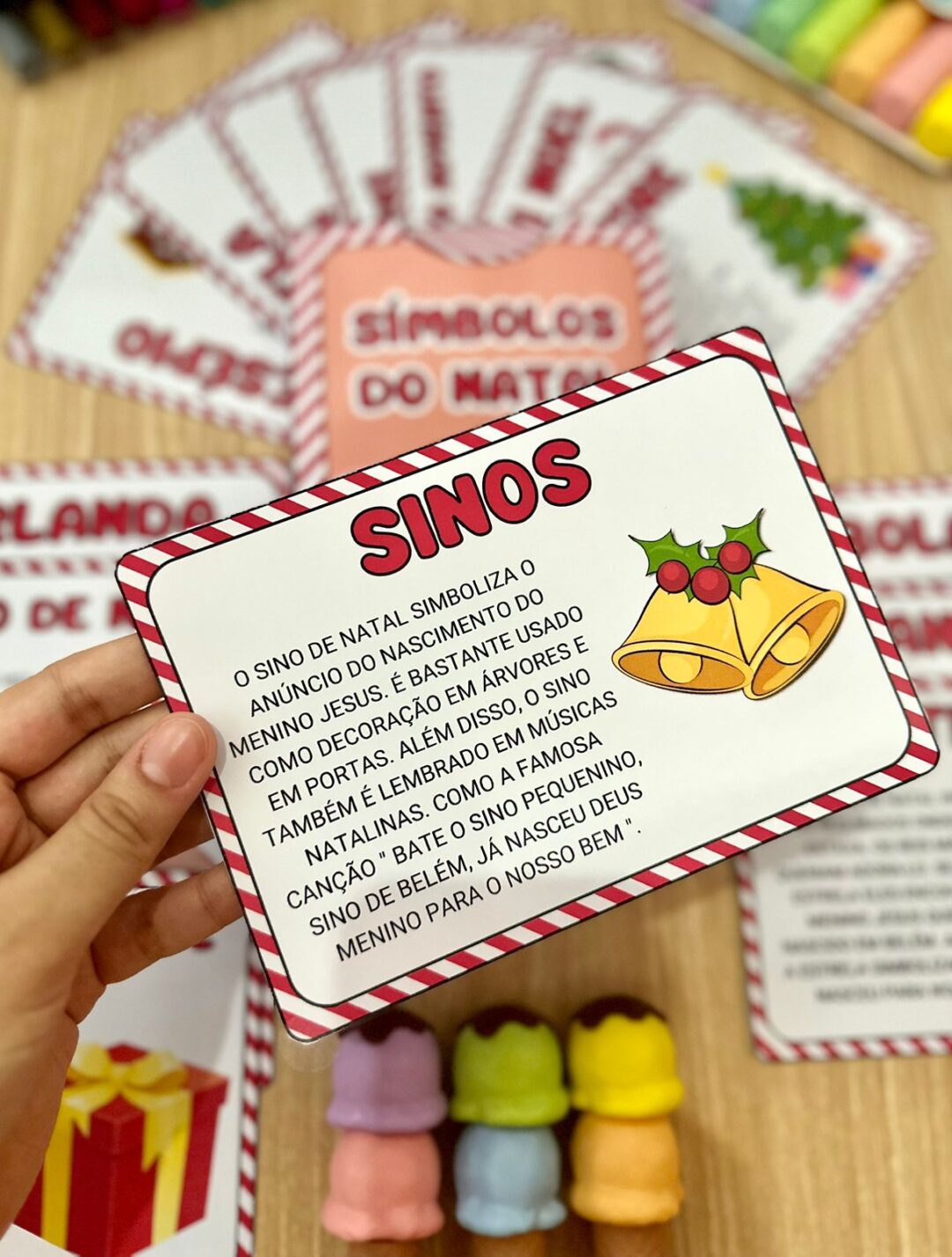 Fichas de leitura símbolos natalinos - Imagem 3