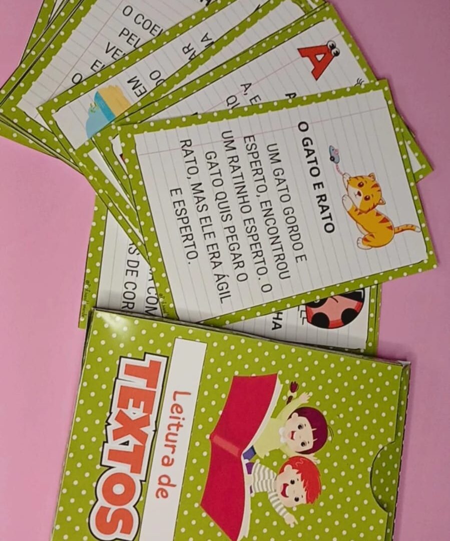 Fichas de leitura de textos Rimas