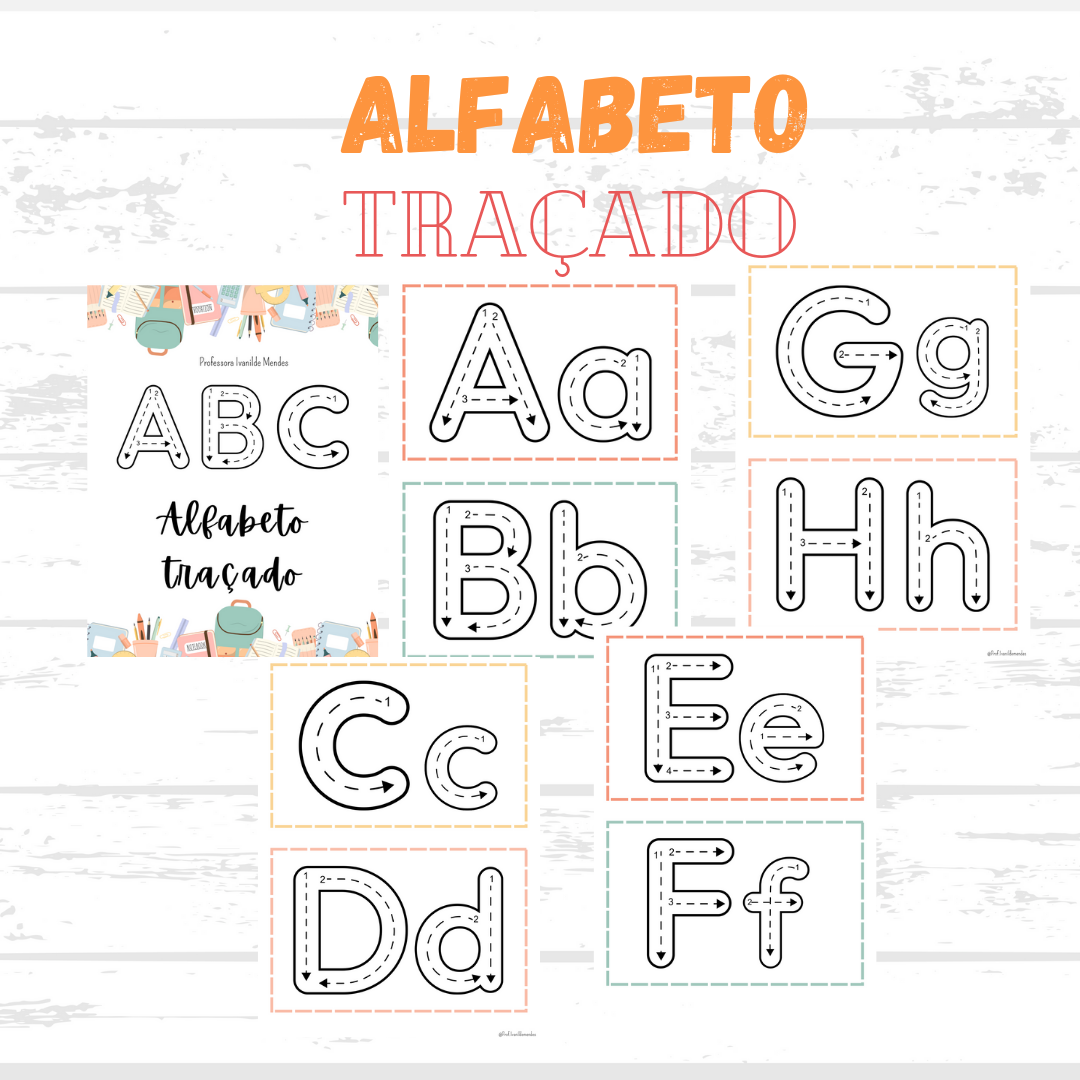 Apostila Alfabeto Traçado