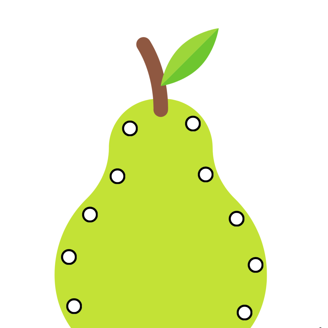 Alinhavo de frutas