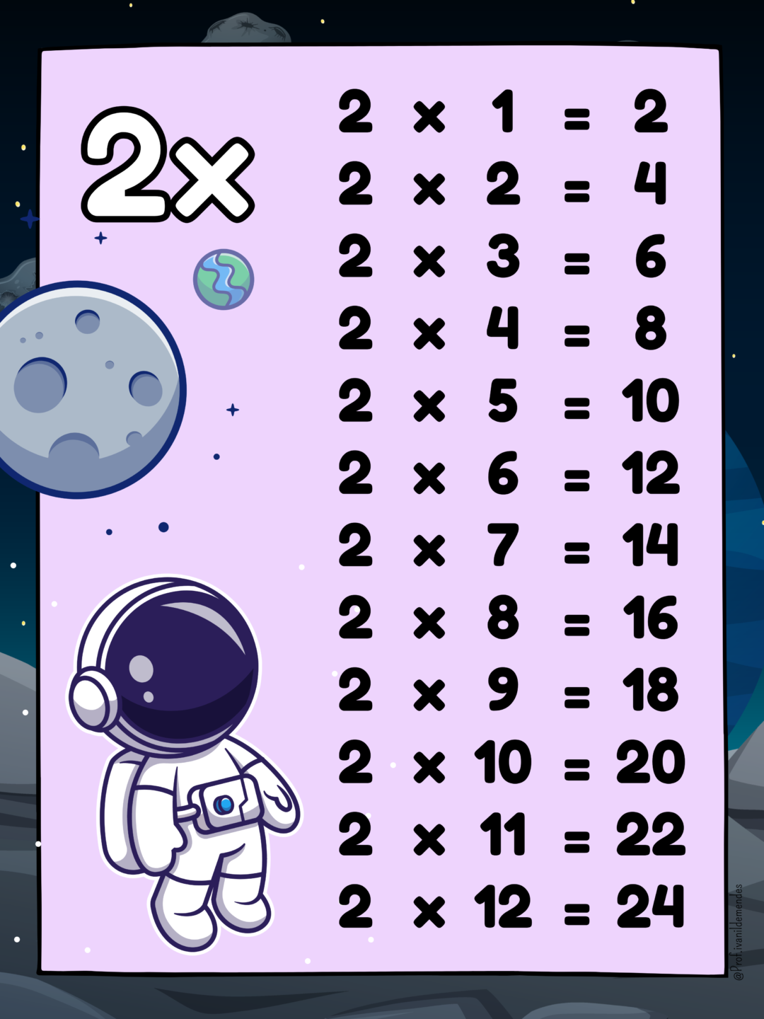 Tabuada de multiplicação - Imagem 3