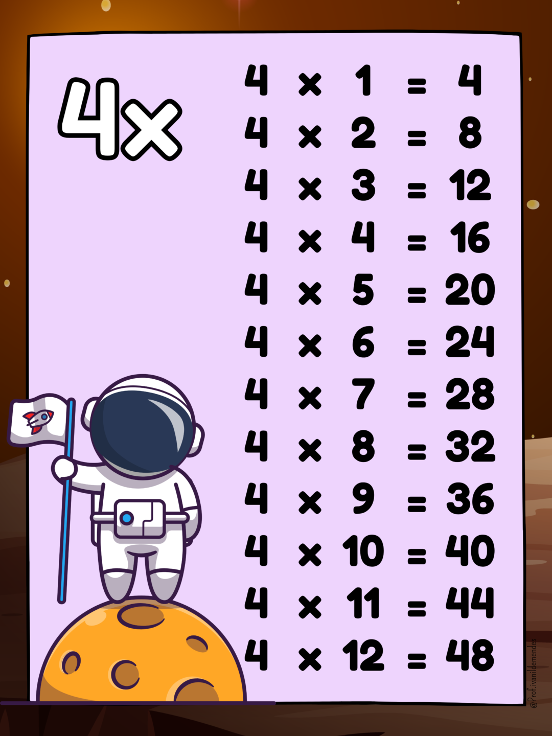 Tabuada de multiplicação - Imagem 5
