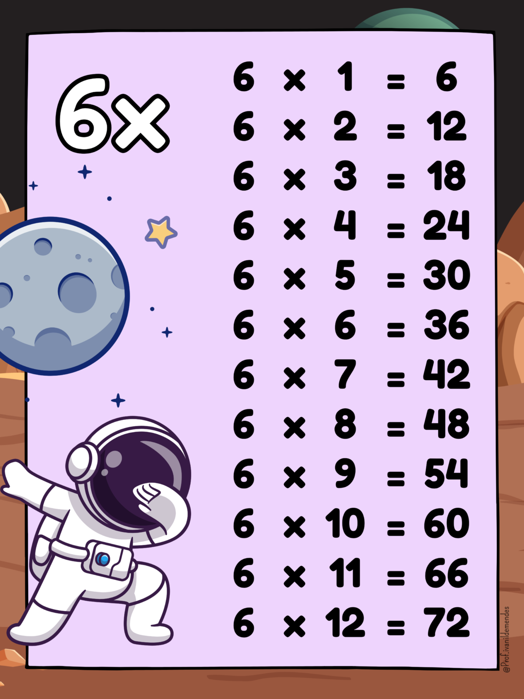 Tabuada de multiplicação - Imagem 6