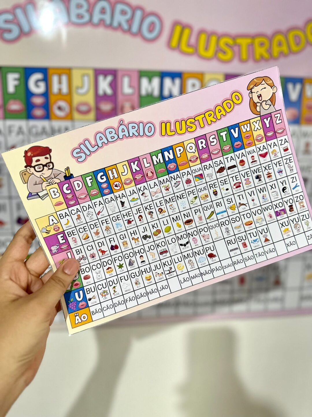 Silabário Ilustrado simples - Imagem 3