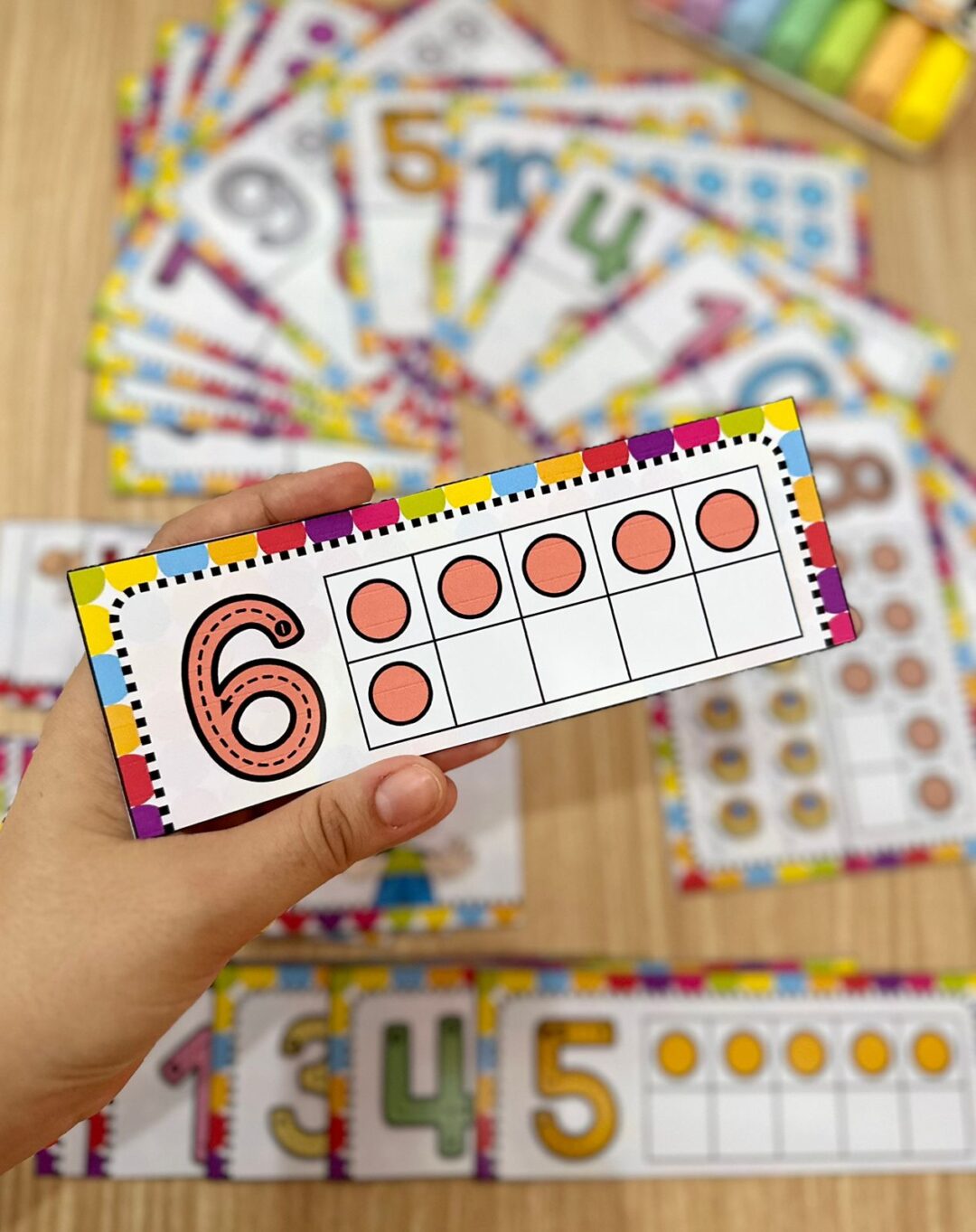 Quebra cabeça numerais e quantidades - Imagem 3