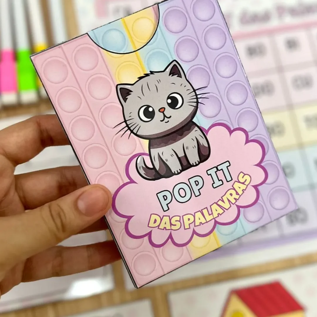 Pop it das palavras
