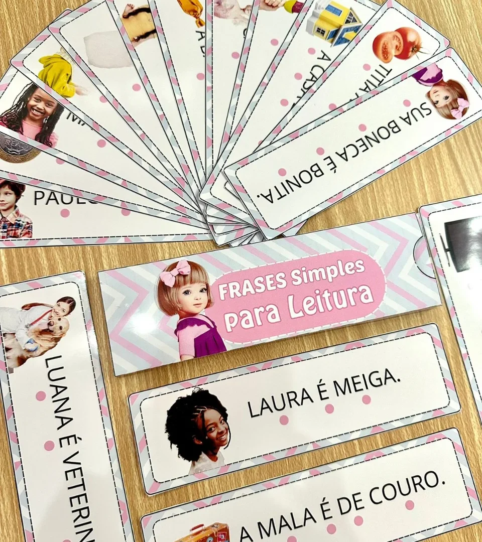 Frases simples para Leitura