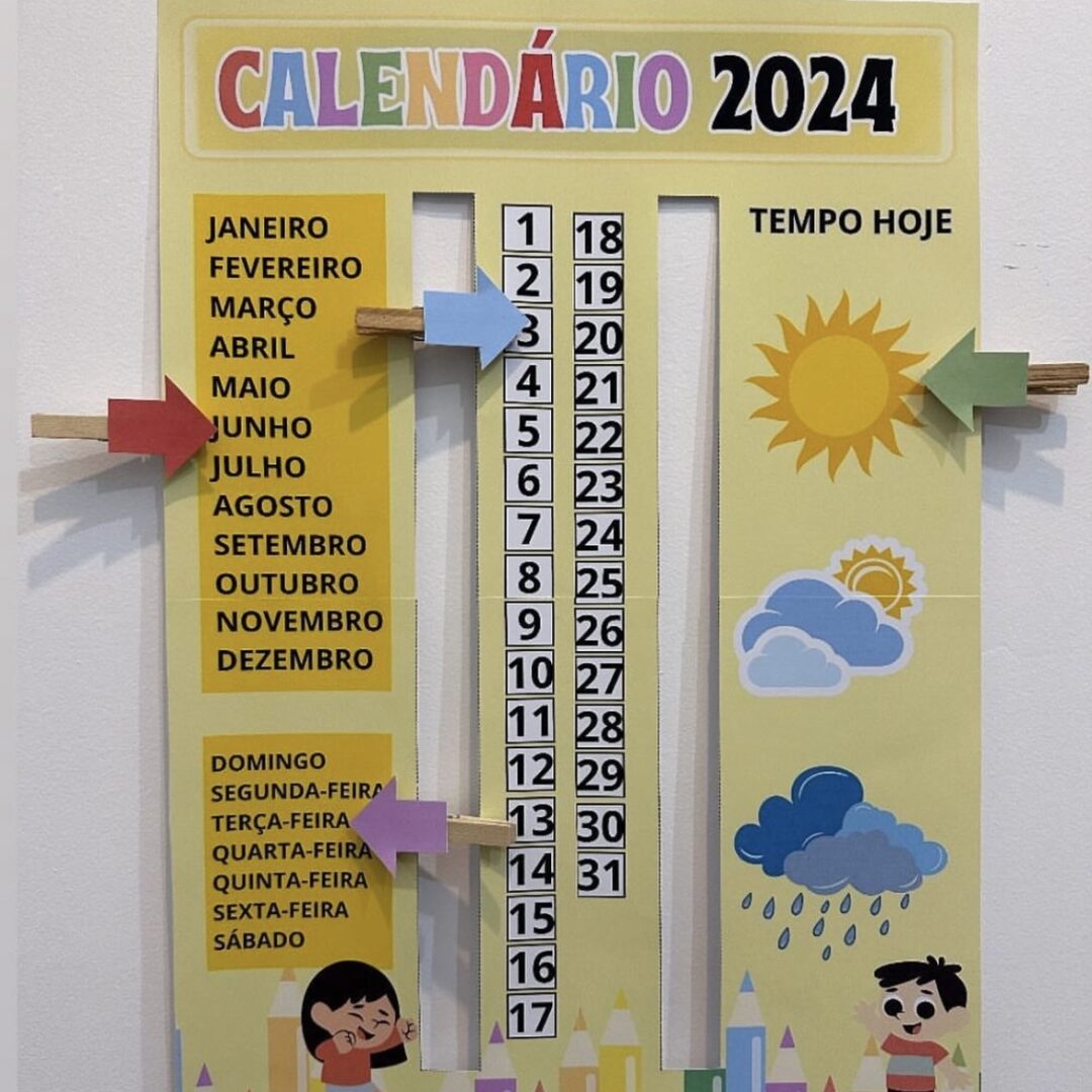 Calendário interativo