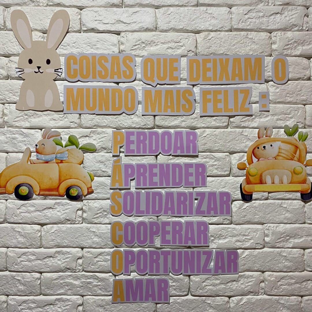 kit pascoa coelhinho