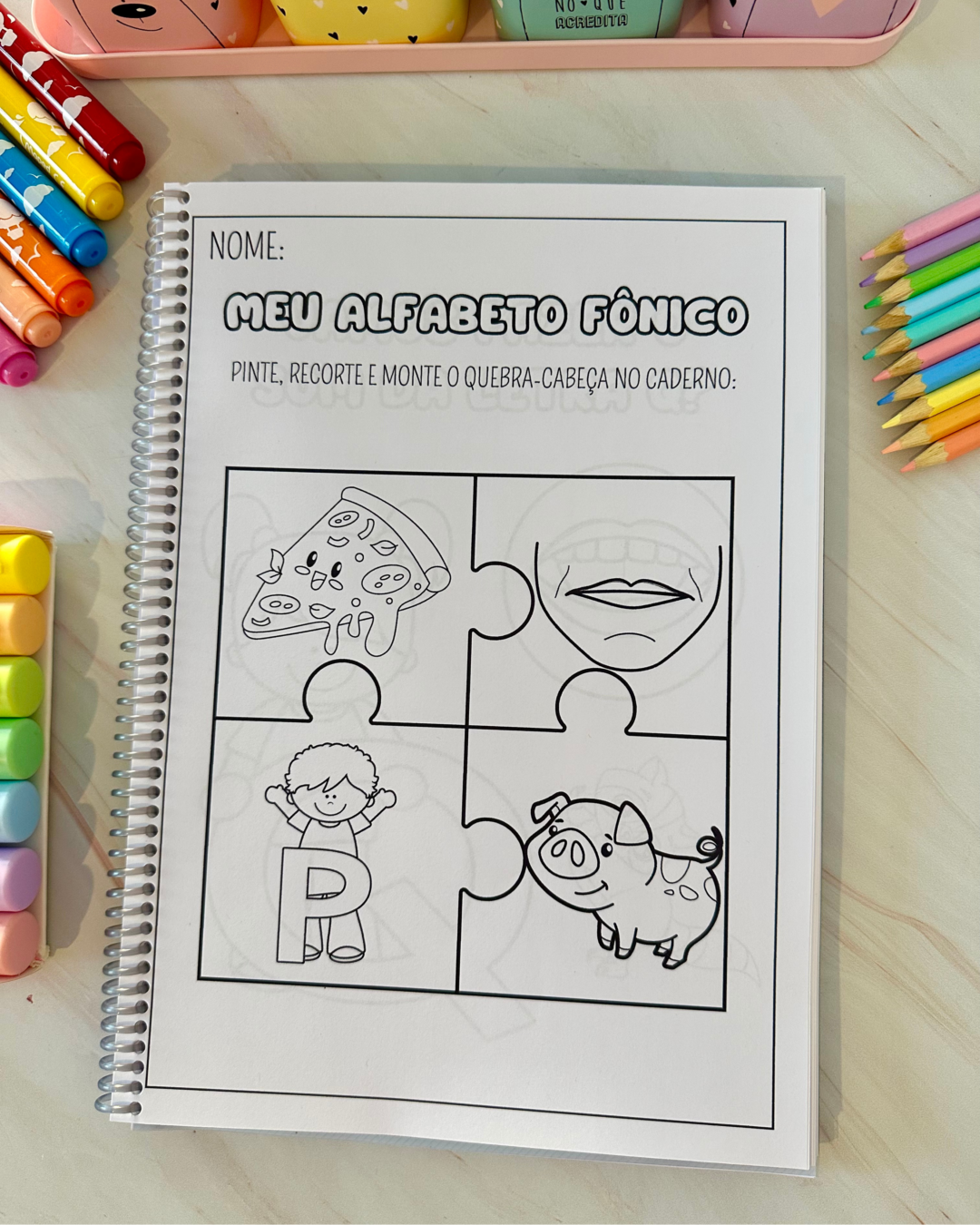 Apostila Meu alfabeto Fônico - Imagem 6