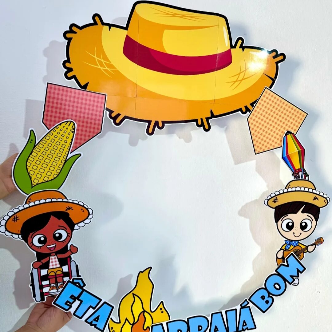 Decoração Bambolê junino