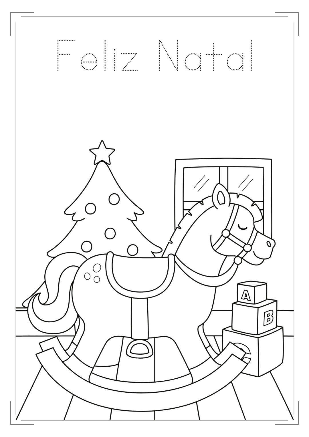 Livrinho de natal para colorir - Imagem 2