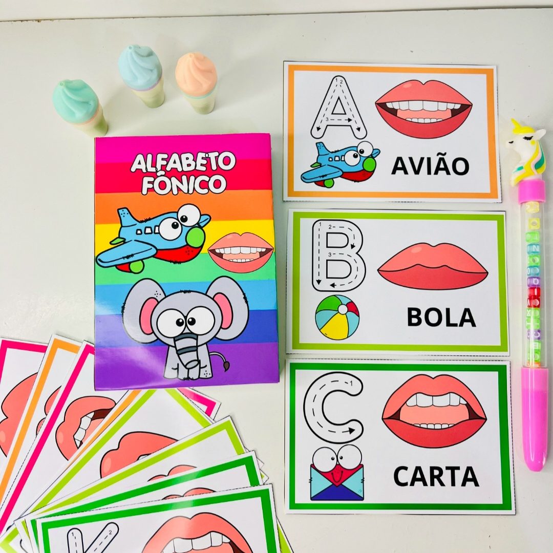 Cards alfabeto fônico