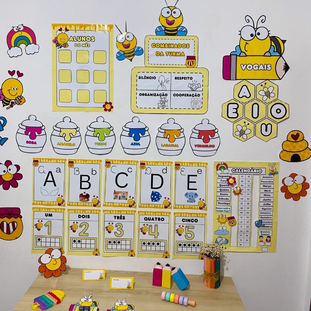 Kit decoração Abelhinha