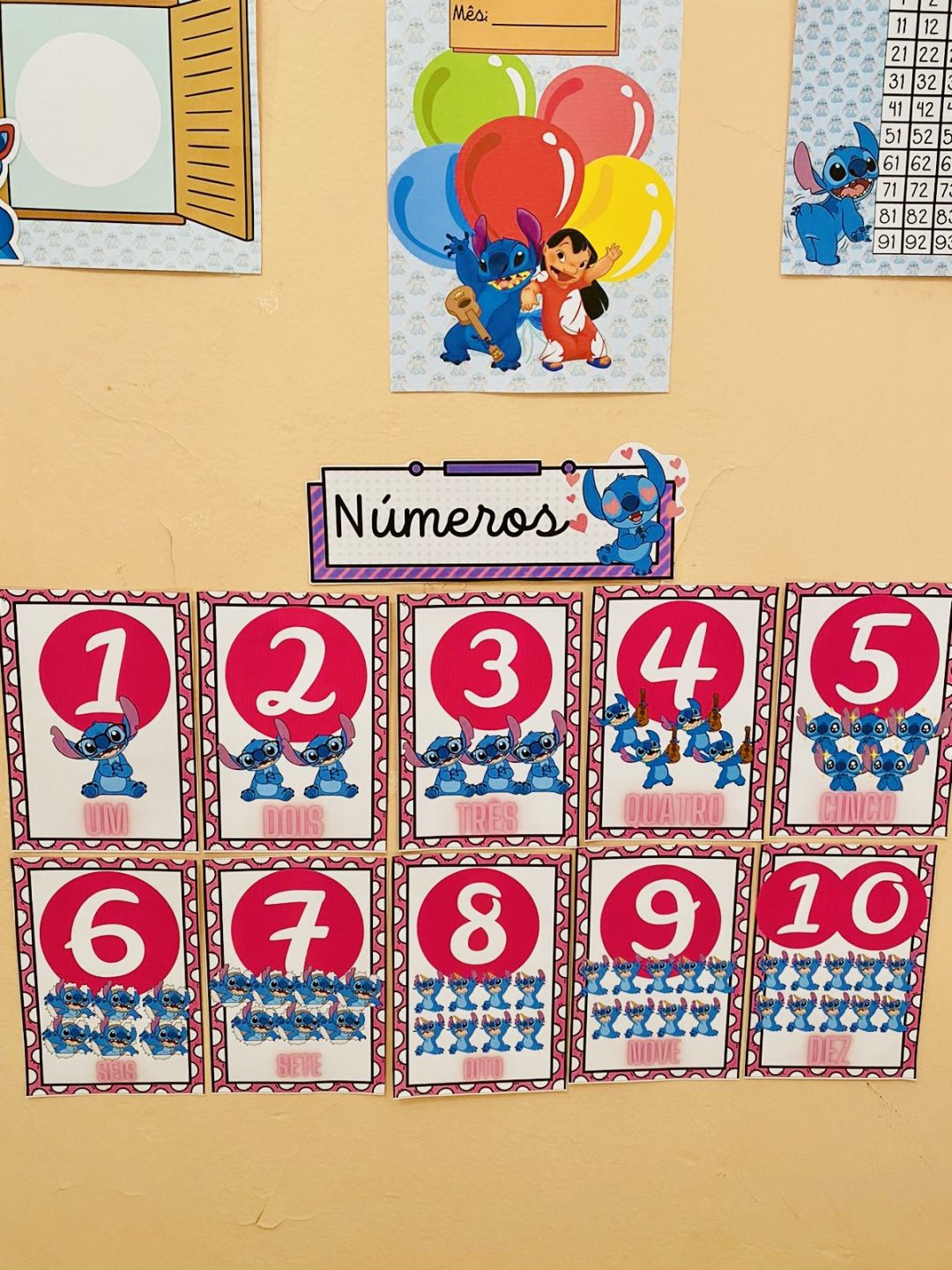 Kit sala de aula tema Stitch - Imagem 2