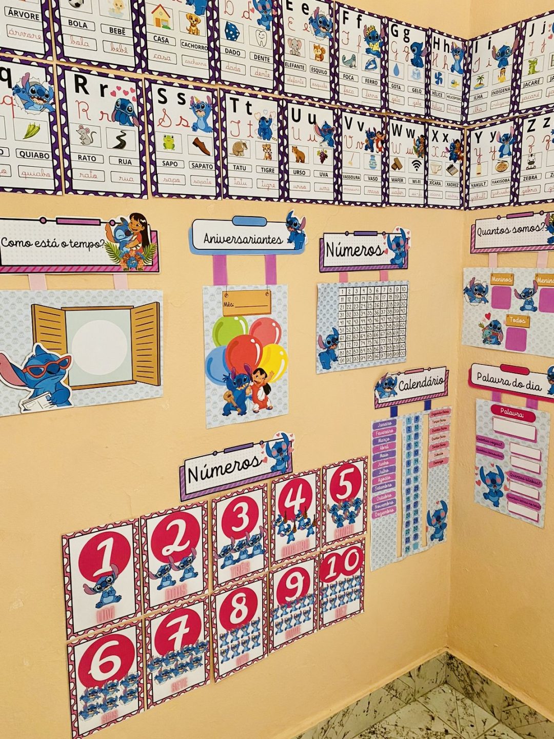 Kit sala de aula tema Stitch - Imagem 7