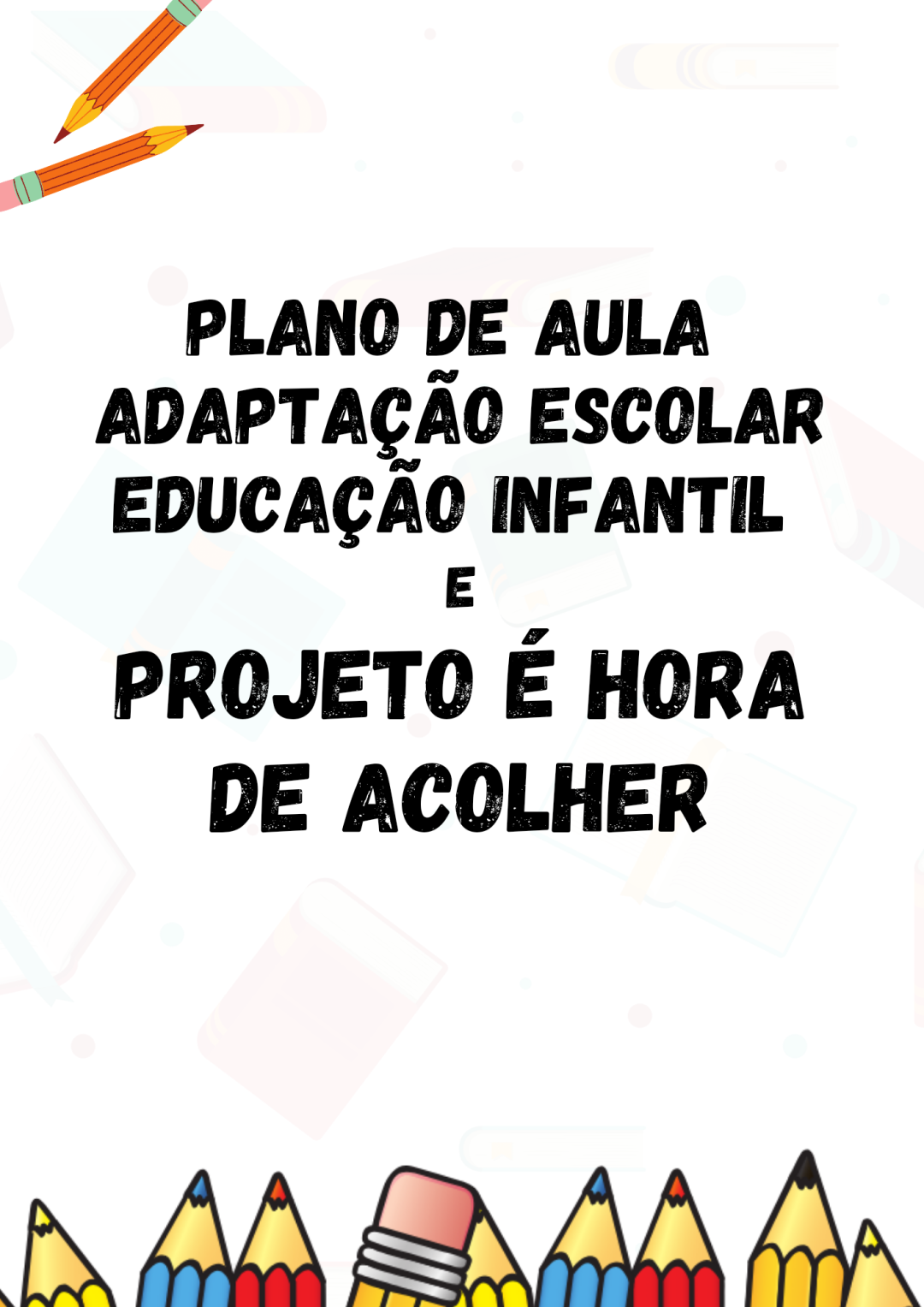 Plano de Aula e projeto adaptação