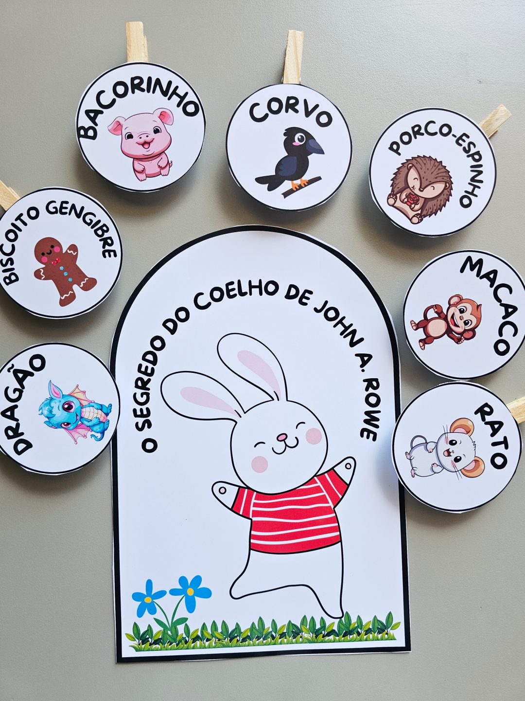 Luva de história  do Coelhinho Jhon - Imagem 2
