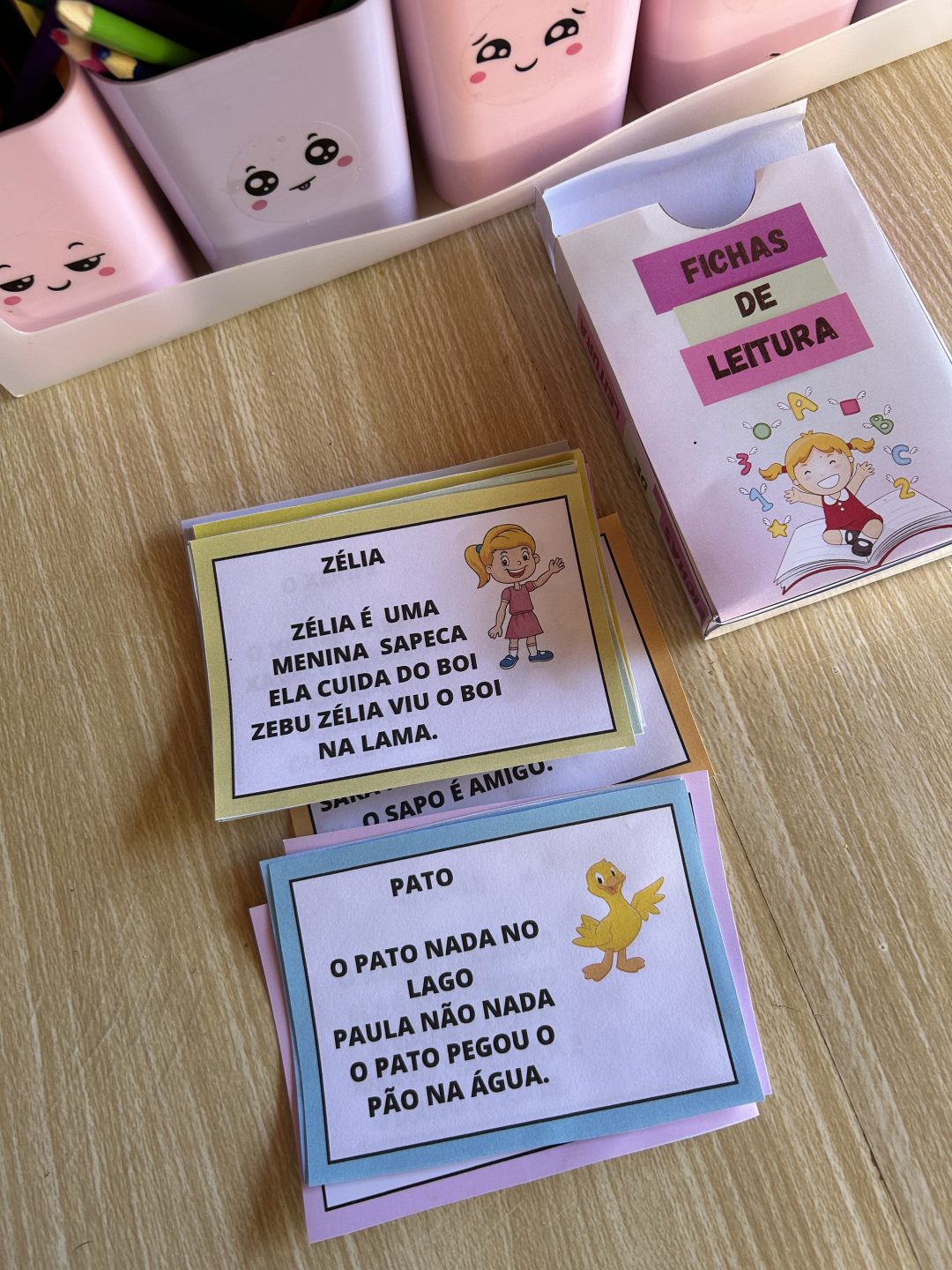 Fichas de leituras letra bastão - Imagem 6