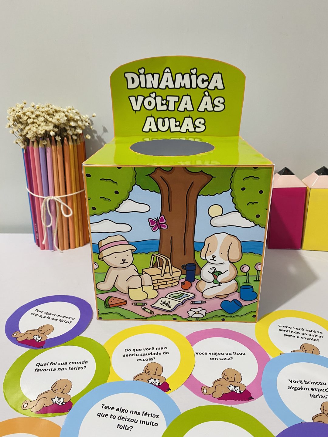 Dinâmica volta às aulas