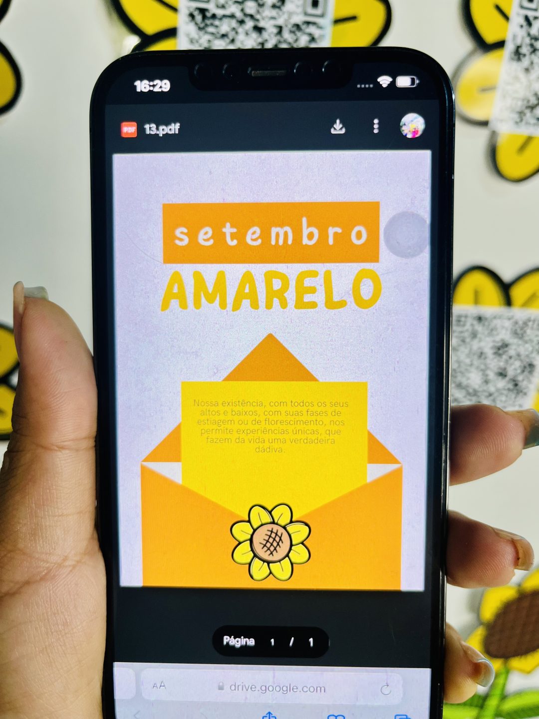 Painel setembro amarelo Qr code - Imagem 6