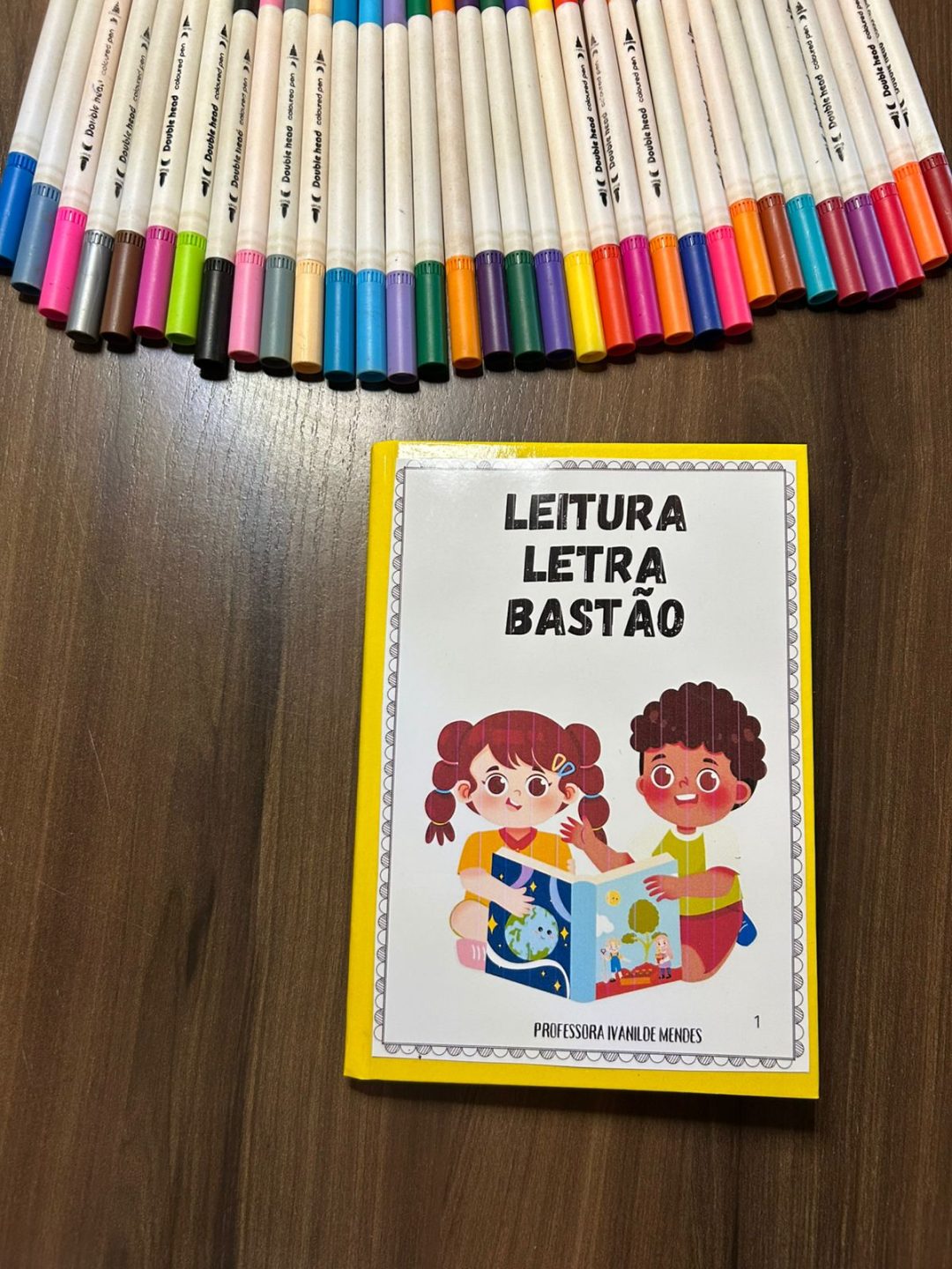 CADERNO DE LEITURA LETRA BASTÃO