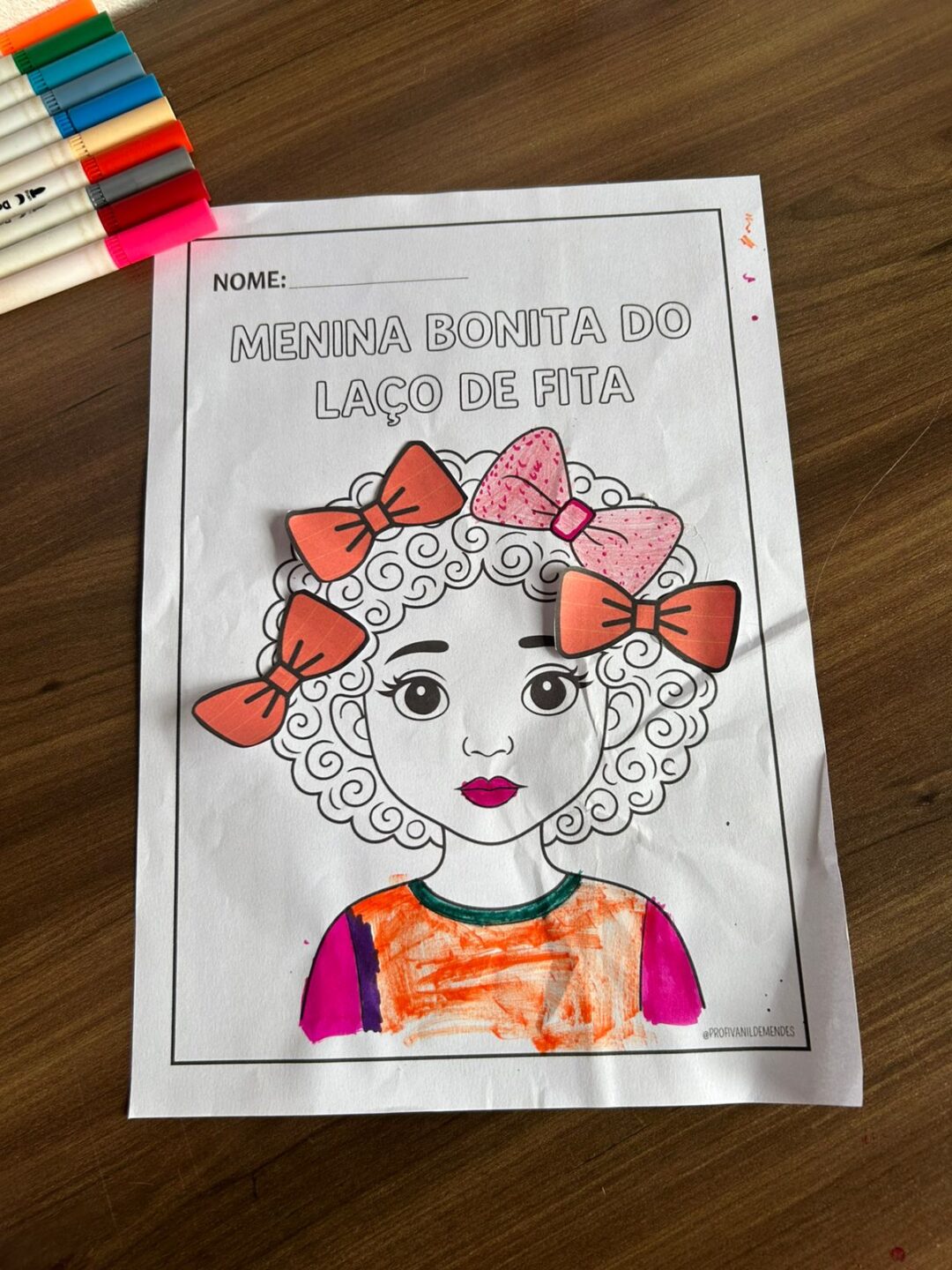 SEQUENCIA DIDÁTICA MENINA BONITA - Imagem 8