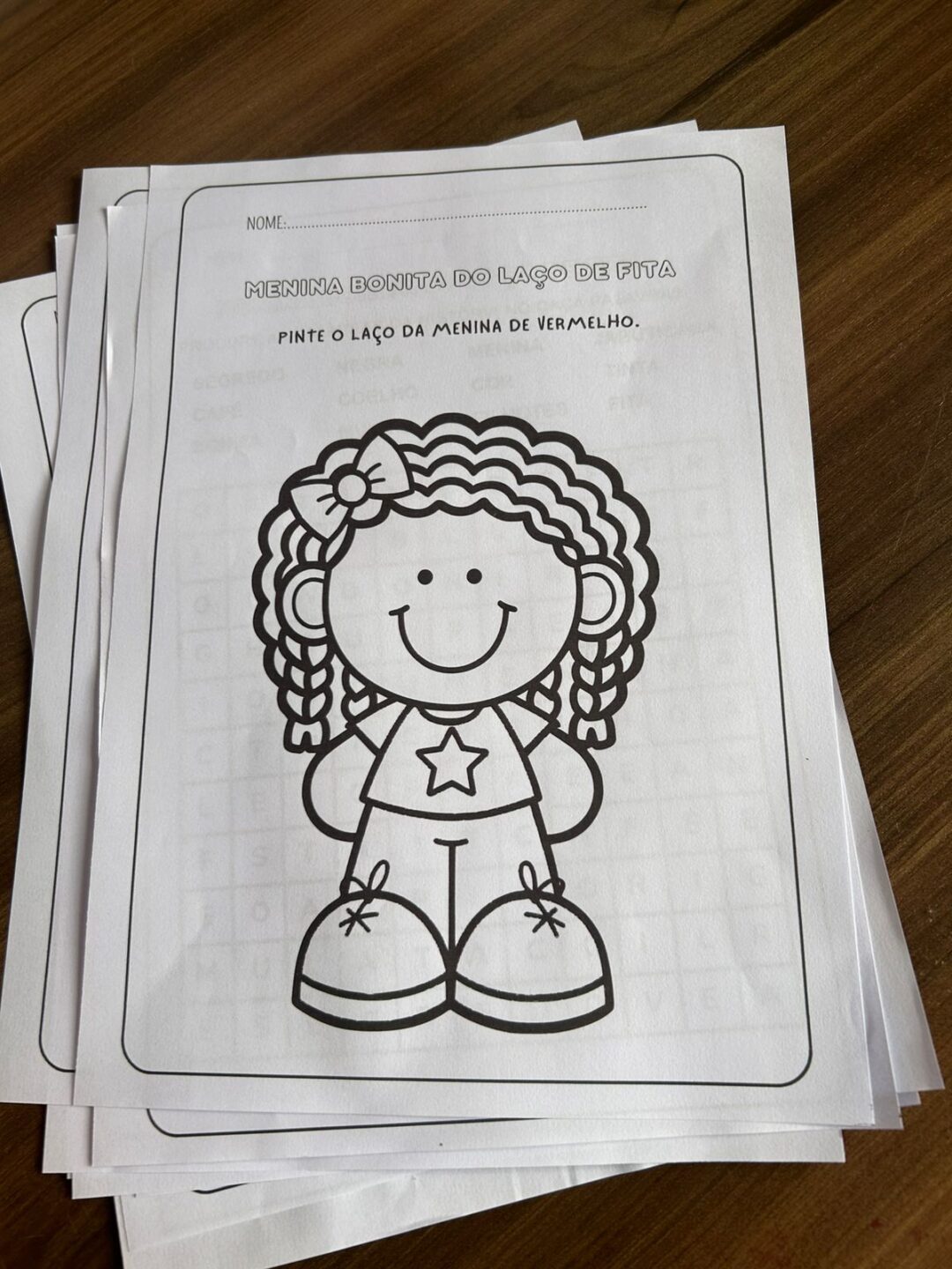 SEQUENCIA DIDÁTICA MENINA BONITA - Imagem 6