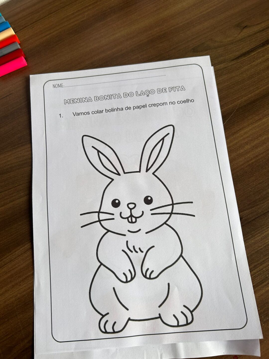 SEQUENCIA DIDÁTICA MENINA BONITA - Imagem 3