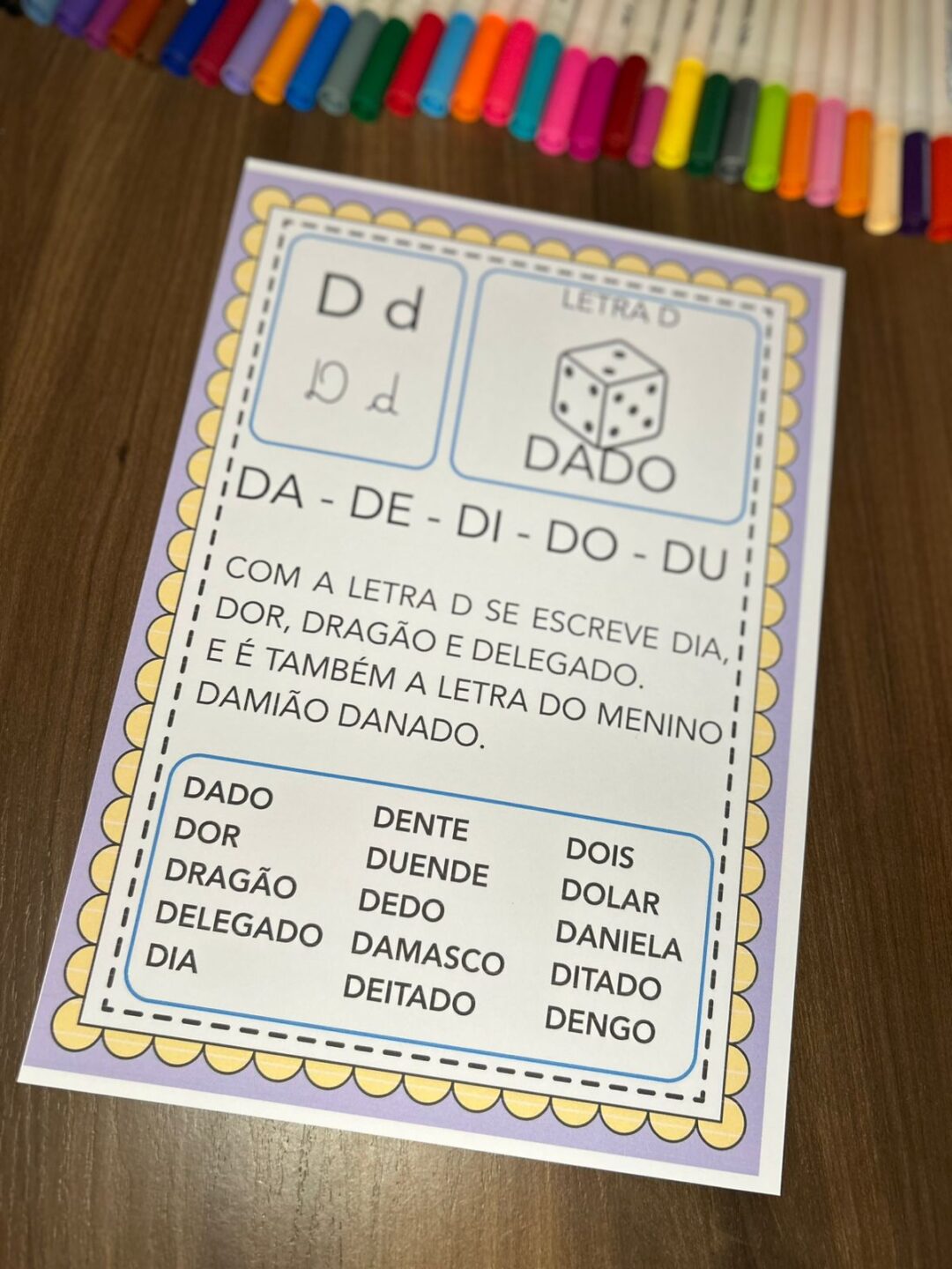 FICHAS LEITURA A, Z