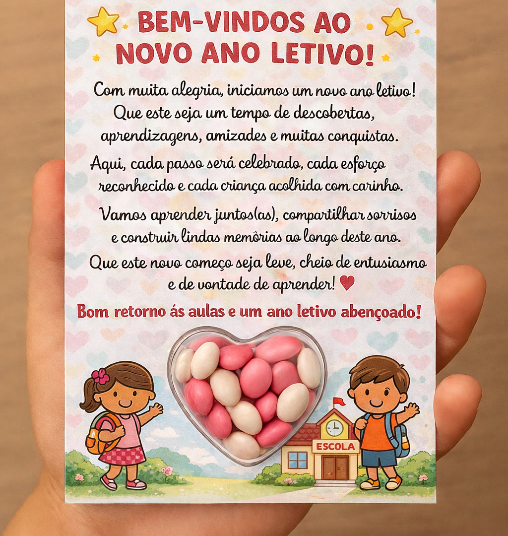 Cartão volta as aulas