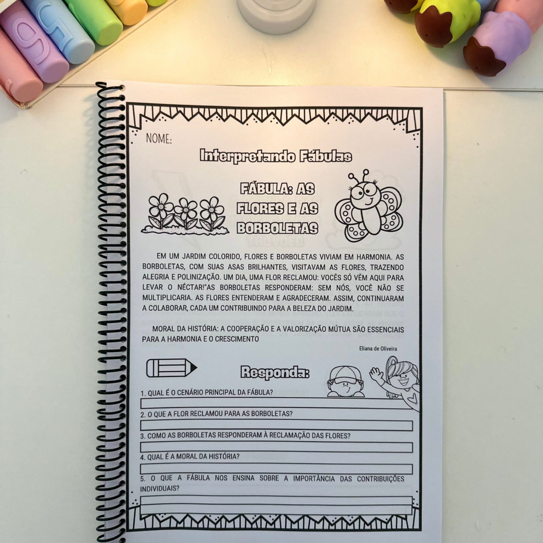 APOSTILA INTERPRETANDO FÁBULAS