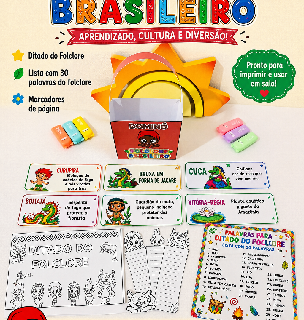 KIT FOLCLORE BRASILEIRO