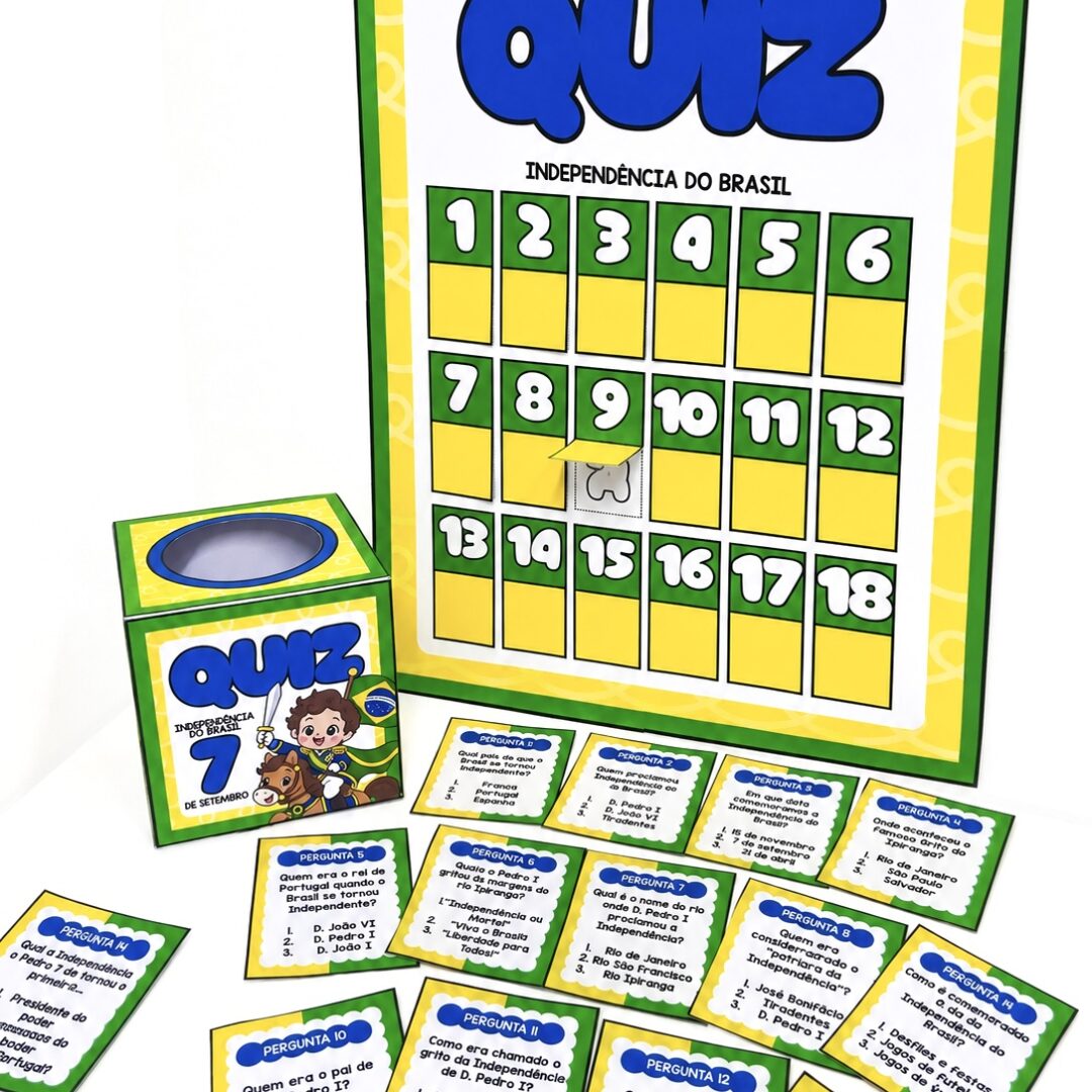 Quiz 7 de Setembro – Independência do Brasil